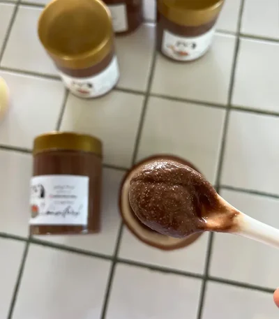 کره بادام زمینی شکلاتی